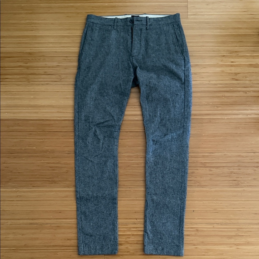 J. Crew 484 Slim-Fit Brushed Twill Pants in Gray, 29x32